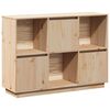 vidaXL Sideboard 110,5x35x80 cm Massivholz Kiefer