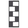 vidaXL B&uuml;cherregal Raumteiler Grau 60x24x155 cm Holzwerkstoff