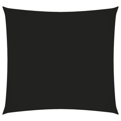 vidaXL Sonnensegel Oxford-Gewebe Quadratisch 3x3 m Schwarz