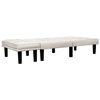 vidaXL 2-Sitzer-Sofa Creme Stoff