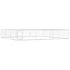 vidaXL Outdoor-Hundezwinger Verzinkter Stahl 6 x 6 x 1 m