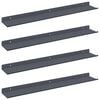 vidaXL Schwebendes Regal 4 pcs Anthrazit 60 x 8,5 x 2,5 cm Stahl