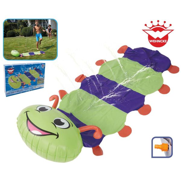 WEHNCKE Wasserspielzeug Sprinkler-Raupe 140x64 cm