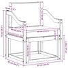 vidaXL Outdoor-Sofa Massives Akazienholz und Polyester