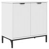 vidaXL Badezimmer Waschbecken Schrank mit T&uuml;r Wei&szlig; 60,5 x 33,5 x 61 cm
