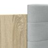 vidaXL Bettgestell mit Kopfteil Sonoma-Eiche 100x200 cm Holzwerkstoff