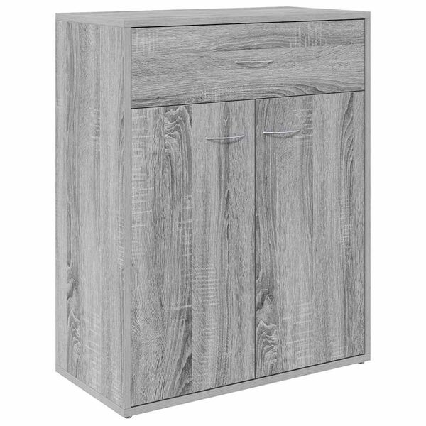 vidaXL Sideboard Grau Sonoma 60x30x75 cm Holzwerkstoff