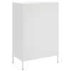 vidaXL Highboard Wei&szlig; 68x39x101,5 cm Stahl