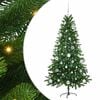 vidaXL Weihnachtsbaum mit 150 LEDs mit St&auml;nder Gr&uuml;n 150 cm PE