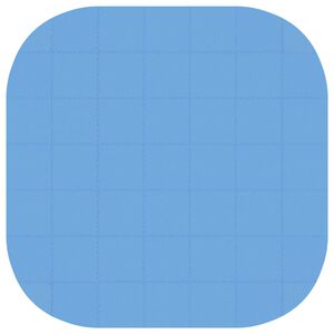 vidaXL Pool Bodenschutzmatte 49 stk. &Oslash; 408 cm Rund EVA-Schaum Blau