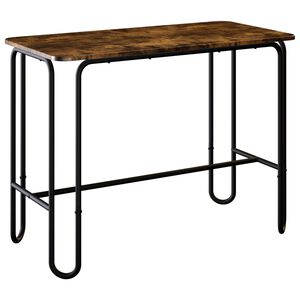vidaXL Esstisch 100 x 50 x 75 cm Holzwerkstoff Ger&auml;ucherte Eiche
