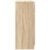 vidaXL Sideboard mit Schublade Sonoma-Eiche 71x35x84 cm Holzwerkstoff