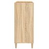 vidaXL Plattenschrank Sonoma-Eiche 84,5x38x89 cm Holzwerkstoff