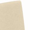 vidaXL Esszimmerst&uuml;hle 2 pcs Creme 57 x 67 x 95 cm Stoff