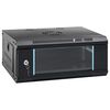 vidaXL Netzwerkschrank mit Speicher Black 530 x 400 x 210 mm Stahl