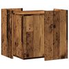 vidaXL Katzenklo Altholz-Optik 53x53x51 cm Holzwerkstoff