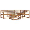vidaXL Outdoor-Sofagarnitur 5 pcs Natur Massivholz Akazie