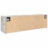 vidaXL Bad-Wandschrank Betongrau 100x25x30 cm Holzwerkstoff