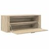 vidaXL Wand-Schuhschrank Sonoma-Eiche 100x35x38 cm Holzwerkstoff