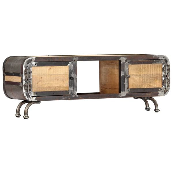 vidaXL TV-Schrank 120x30x42 cm Massivholz Mango