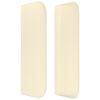 vidaXL Kopfteil mit Ohren Creme 147x16x78/88 cm Kunstleder