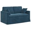 vidaXL Sofa 2 pcs Blau Gesamtabmessungen: 138 x 78 x 80 cm (B x T x H)