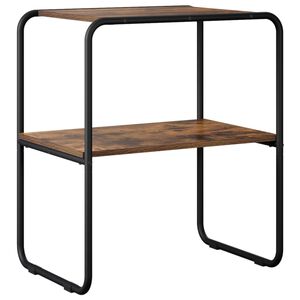 vidaXL Konsolentisch Ger&auml;ucherte Eiche 80 x 42,5 x 70 cm Holzwerkstoff