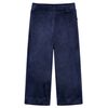 Kinderhose Samt Dunkelblau 104