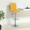 vidaXL Barhocker Senfgelb Stoff