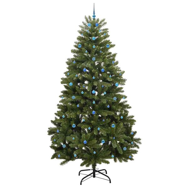 vidaXL K&uuml;nstlicher Weihnachtsbaum Gr&uuml;n 300 cm PVC und Metall