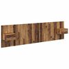 vidaXL Kopfteil mit Schrank mit Schubladen 3 pcs Altholz Holzwerkstoff
