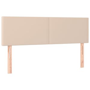 vidaXL Kopfteile 2 Stk. Cappuccino-Braun 72x5x78/88 cm Kunstleder