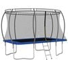 vidaXL Trampolin-Set Rechteckig 335x244x90 cm 150 kg
