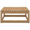 vidaXL 2-tlg. Garten-Lounge-Set Kissen Honigbraun Massivholz Kiefer