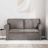 vidaXL Sofa Taupe Gesamtabmessungen: 155 x 82 x 80 cm (B x T x H) Samt