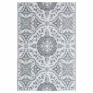 vidaXL Outdoor-Teppich ARAKIL Hellgrau 190x290 cm PP