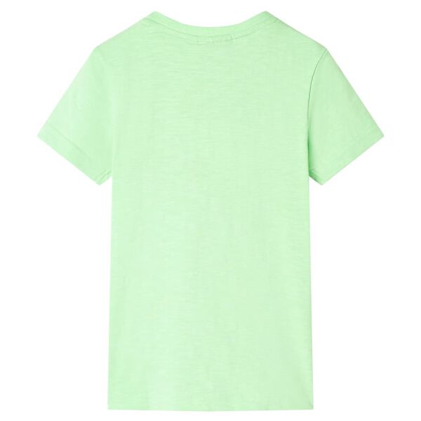 Kinder-T-Shirt Neongr&uuml;n 128
