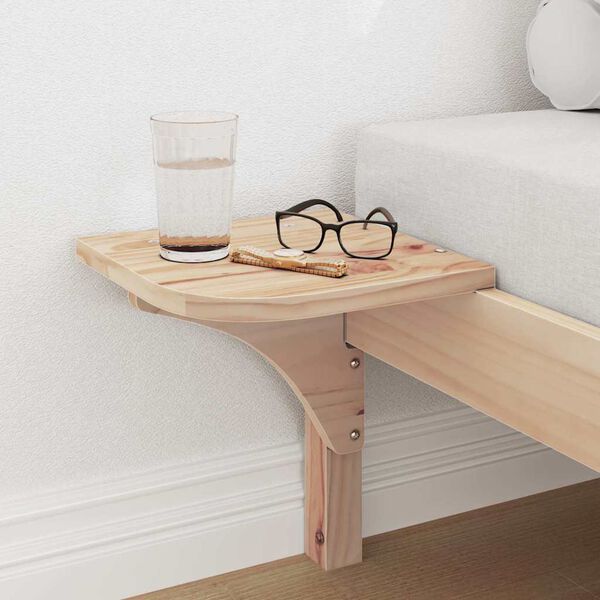 vidaXL Bettrahmen Natur 80 x 200 cm Massives Kiefernholz