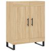 vidaXL Highboard Sonoma-Eiche 69,5x34x180 cm Holzwerkstoff