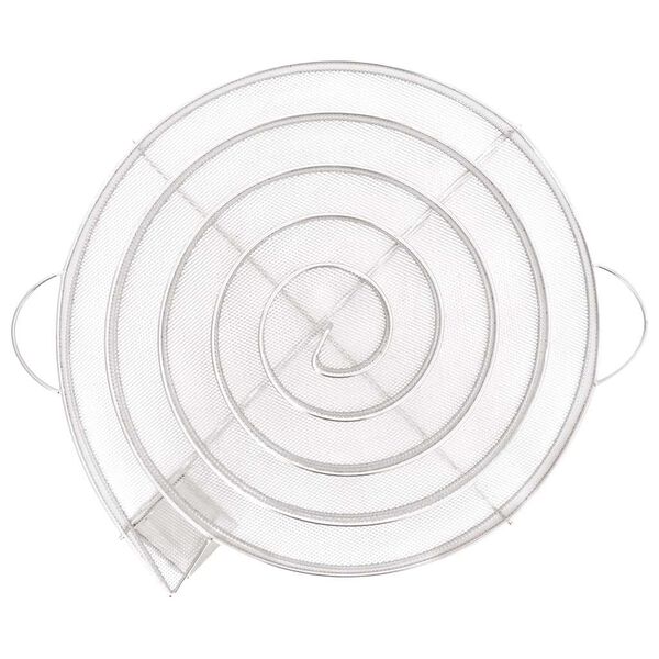 vidaXL Kaltrauchgenerator Rund 33,5 cm Edelstahl