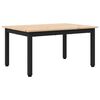 vidaXL Couchtisch Natur 70 x 50 x 36 cm Massives Kiefernholz