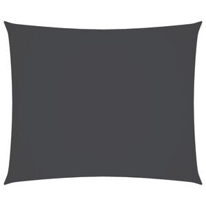 vidaXL Sonnensegel Oxford-Gewebe Rechteckig 3,5x4,5 m Anthrazit