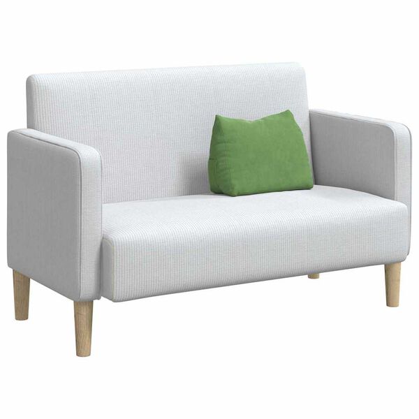 vidaXL R&uuml;ckenkissen Hellgr&uuml;n 45 x 20 x 35 cm Cordstoff