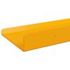 vidaXL Schwebendes Regal 2 pcs Senfgelb 30 x 9 x 2,5 cm Stahl