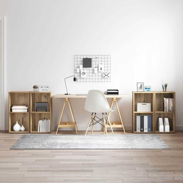 vidaXL TV-Schrankset 4 pcs Artisan-Eiche 37 x 37 x 72 cm Holzwerkstoff