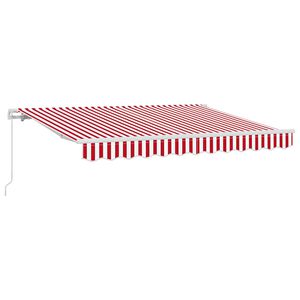 vidaXL Einziehbare Markise Rot 250 x 200 cm Stoff
