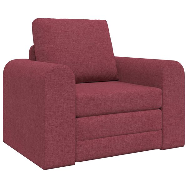 vidaXL Schlafsofa Weinrot 98 x 71 x 83 cm Stoff