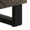 vidaXL Sideboard Schwarz 60x33x75 cm Massivholz Mango