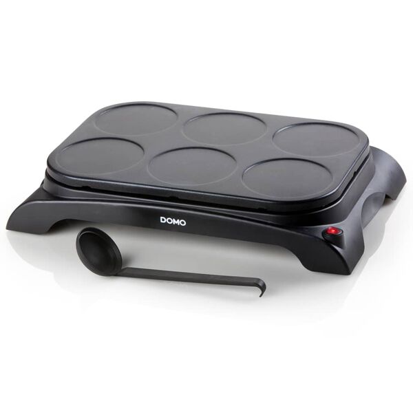 DOMO Crepe- und Pancake-Maker DO8709P 1000 W Schwarz