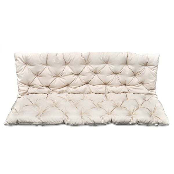 vidaXL Cremefarbenes Kissen f&uuml;r Schaukelstuhl 150 cm